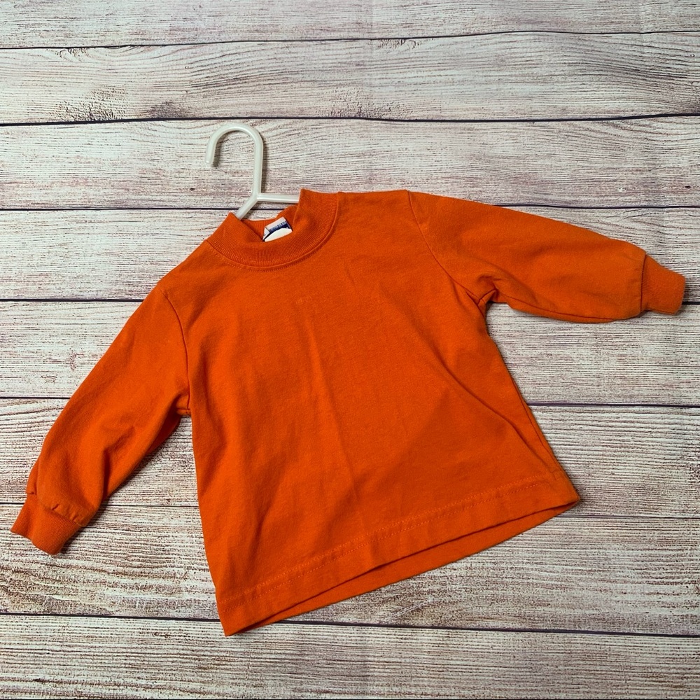 Bailey Boys long sleeve orange shirt